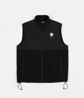 Polar Halberg Fleece Vest - Black / Black