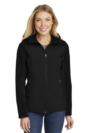 Port Authority® Ladies Hooded Core Soft Shell Jacket. L335