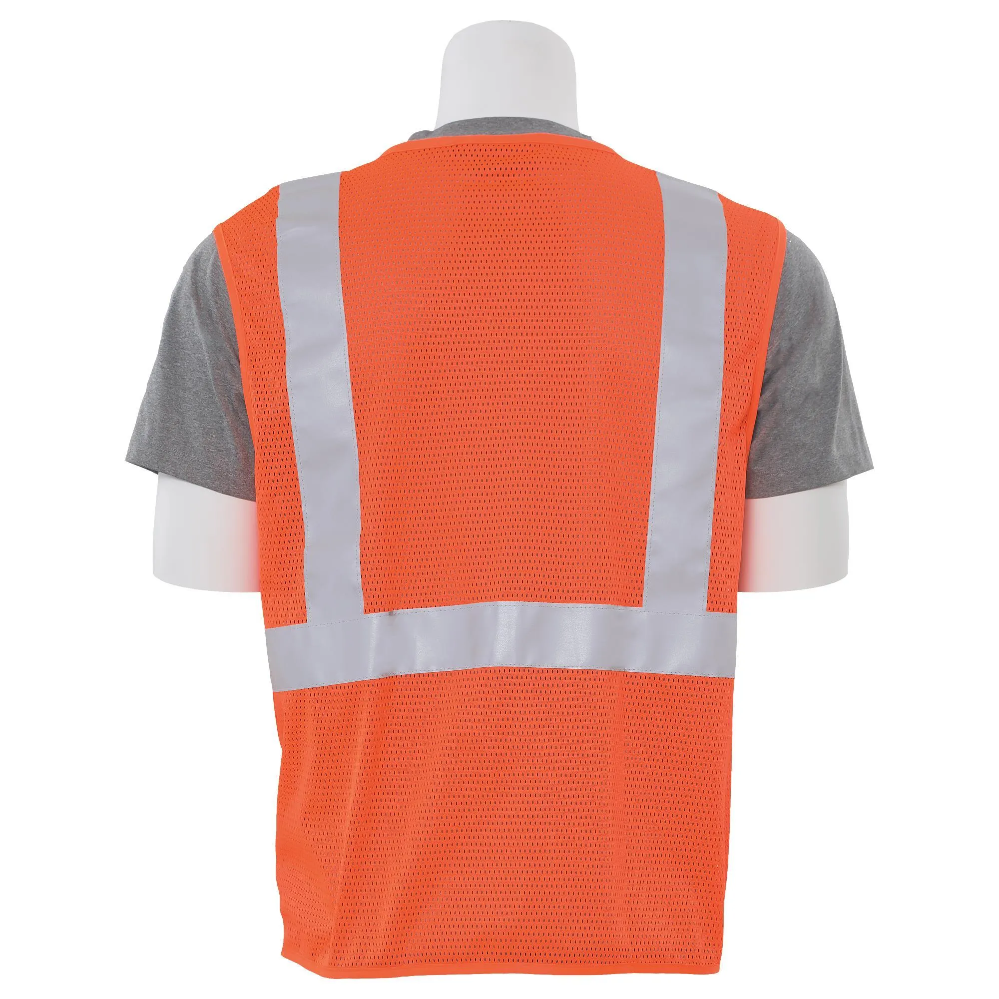 S15Z Class 2 Mesh Zipper Safety Vest with 3M® Reflective Strips 1PC