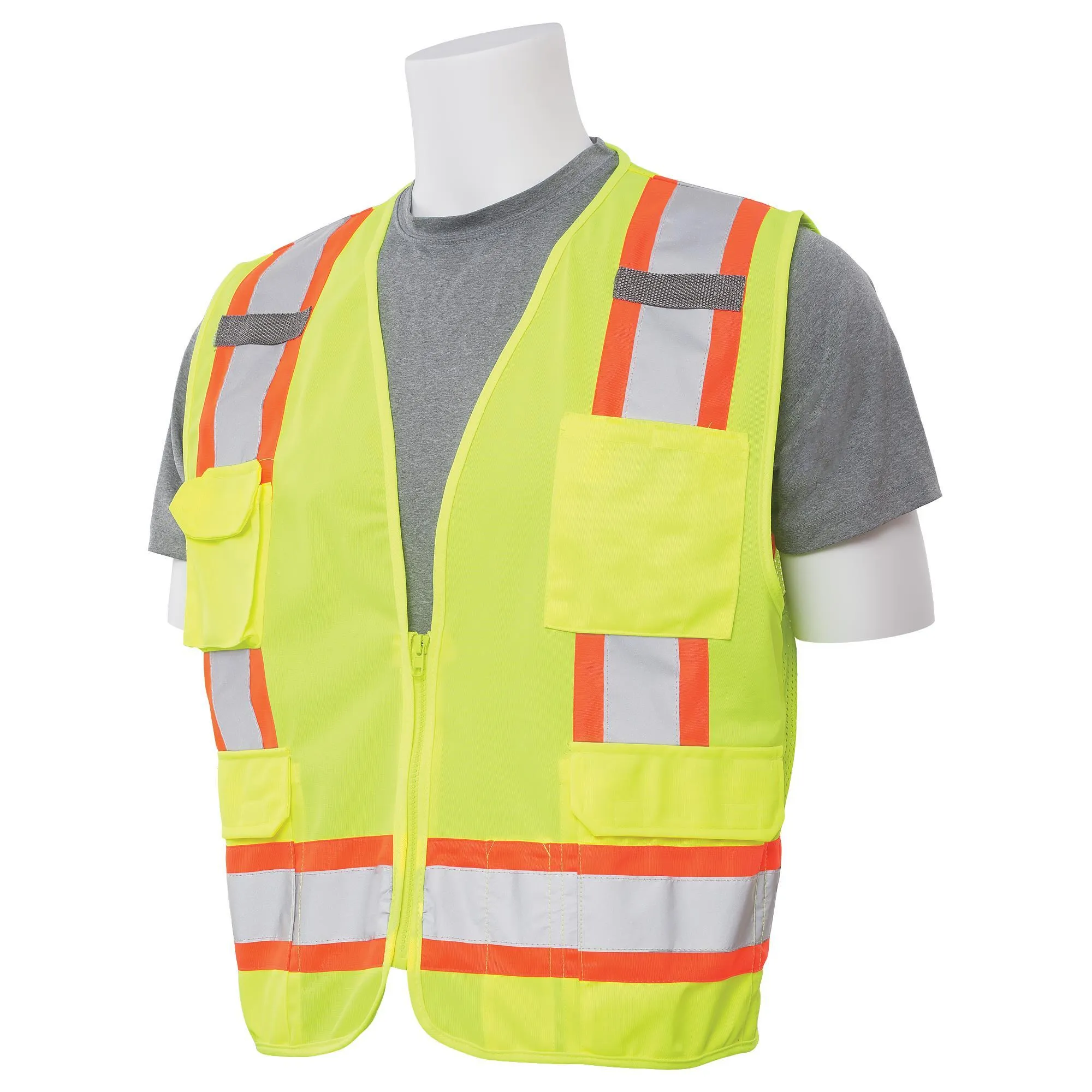 S380 Class 2 Surveyor's Safety Vest with Mesh Back 1PC