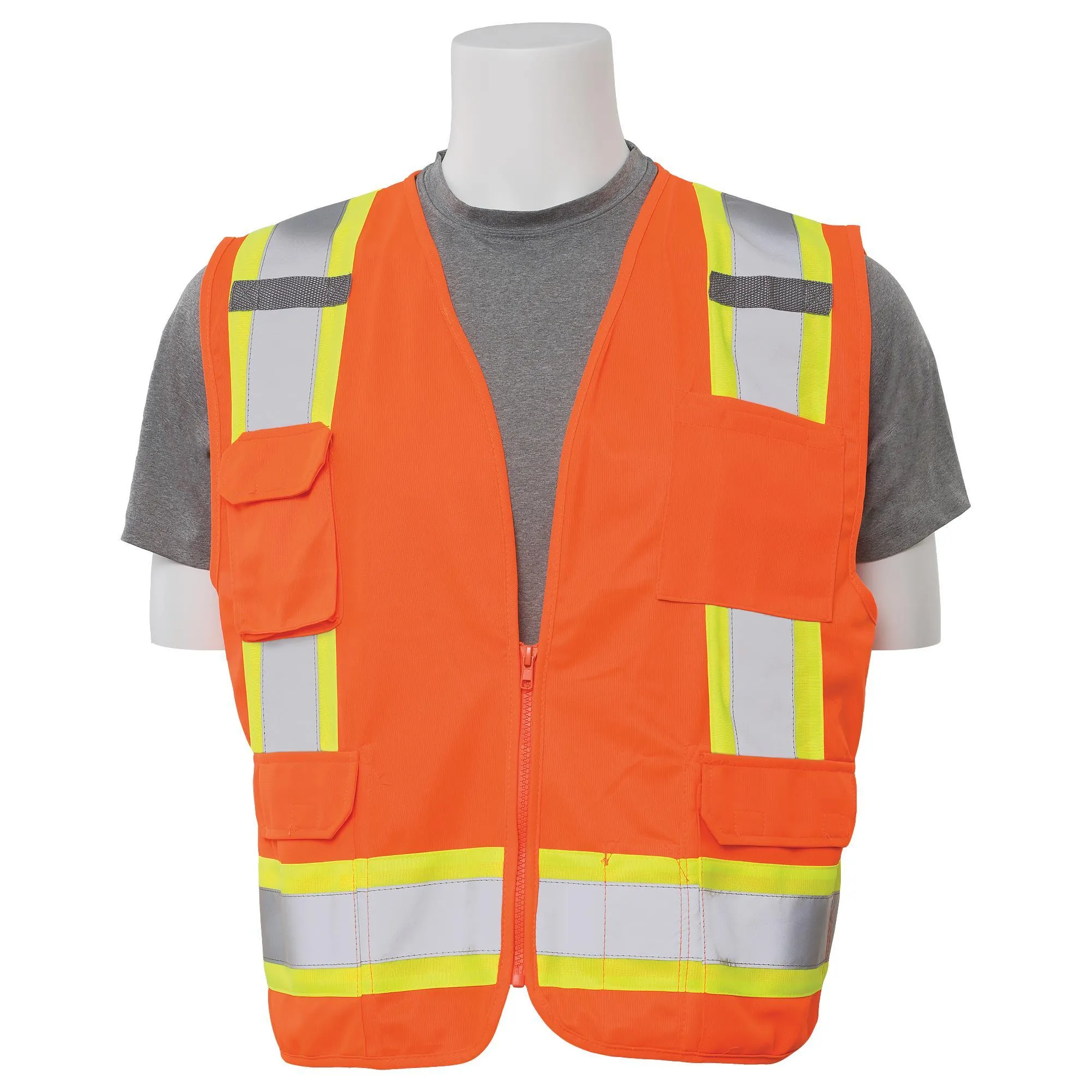 S380 Class 2 Surveyor's Safety Vest with Mesh Back 1PC