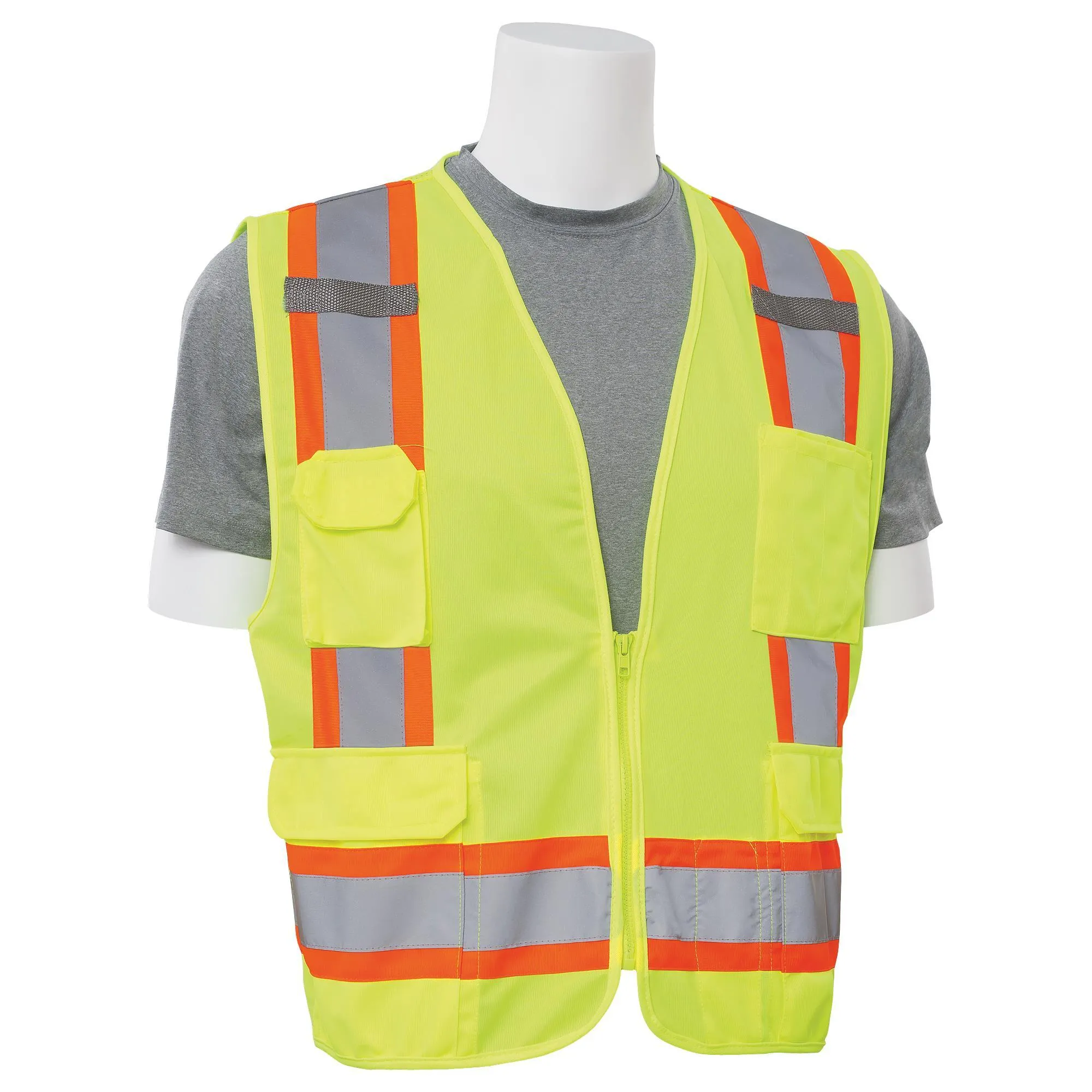 S380 Class 2 Surveyor's Safety Vest with Mesh Back 1PC