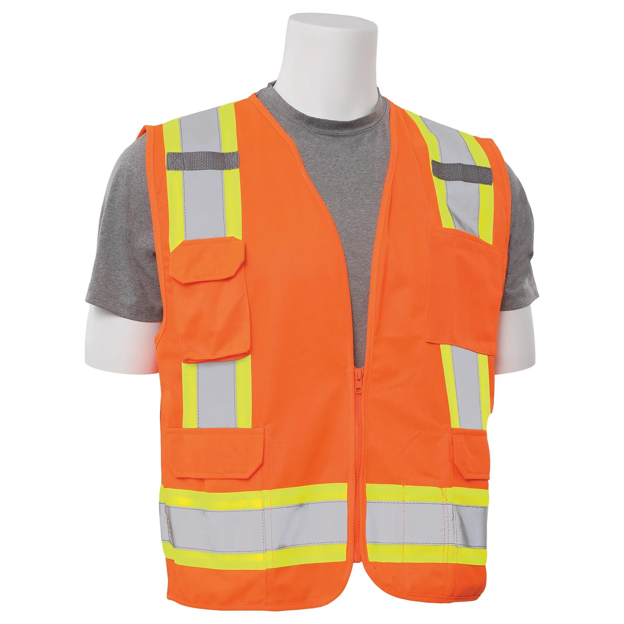 S380 Class 2 Surveyor's Safety Vest with Mesh Back 1PC