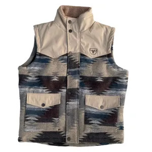 SALE - Tribal Aztec Print Vest