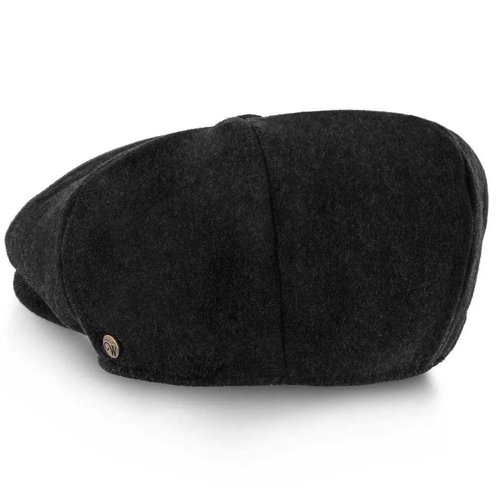 Shelby - Walrus Hat Wool Blend 8 Panel Newsboy Cap