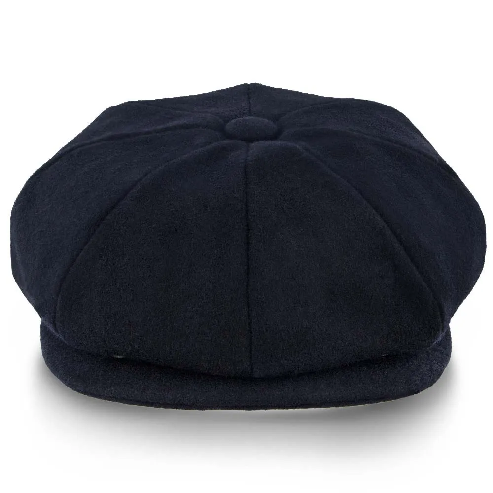 Shelby - Walrus Hat Wool Blend 8 Panel Newsboy Cap