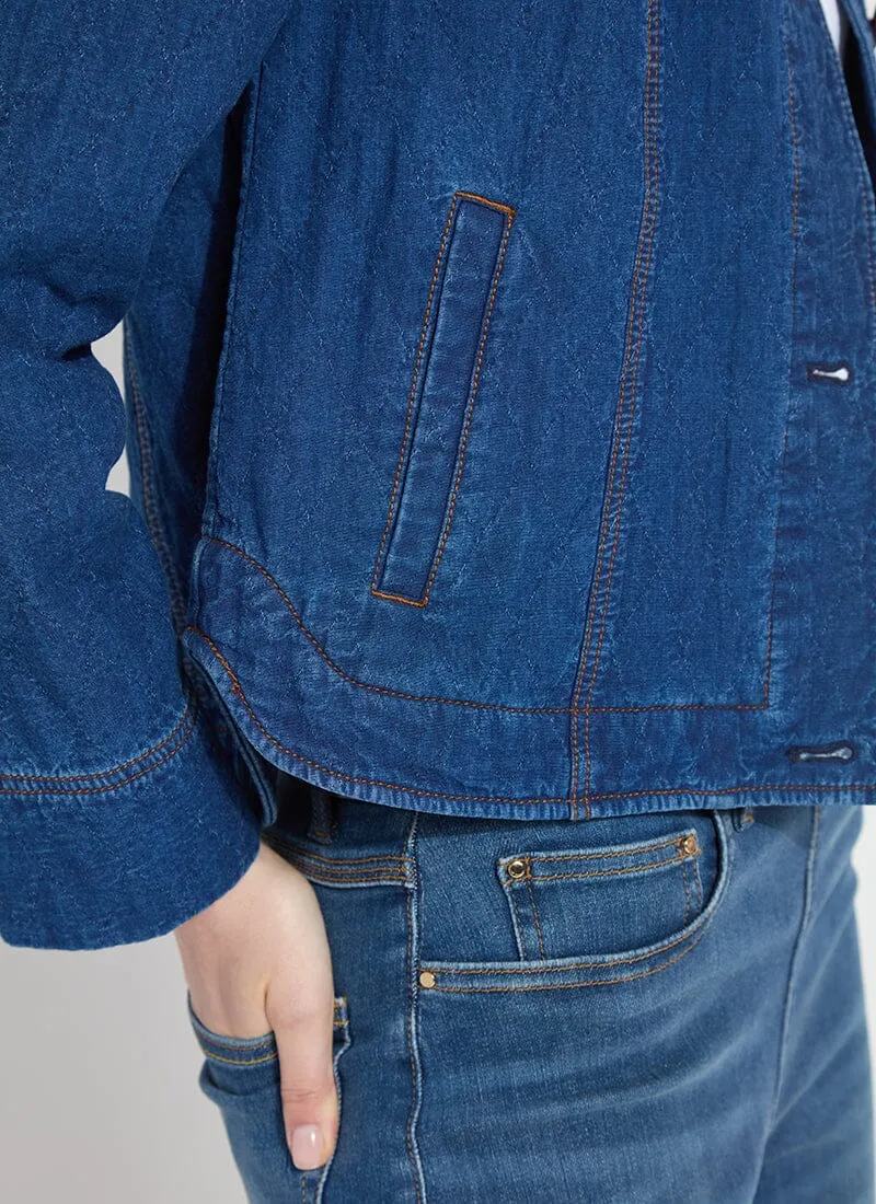 Sloane Quilted Denim Jacket