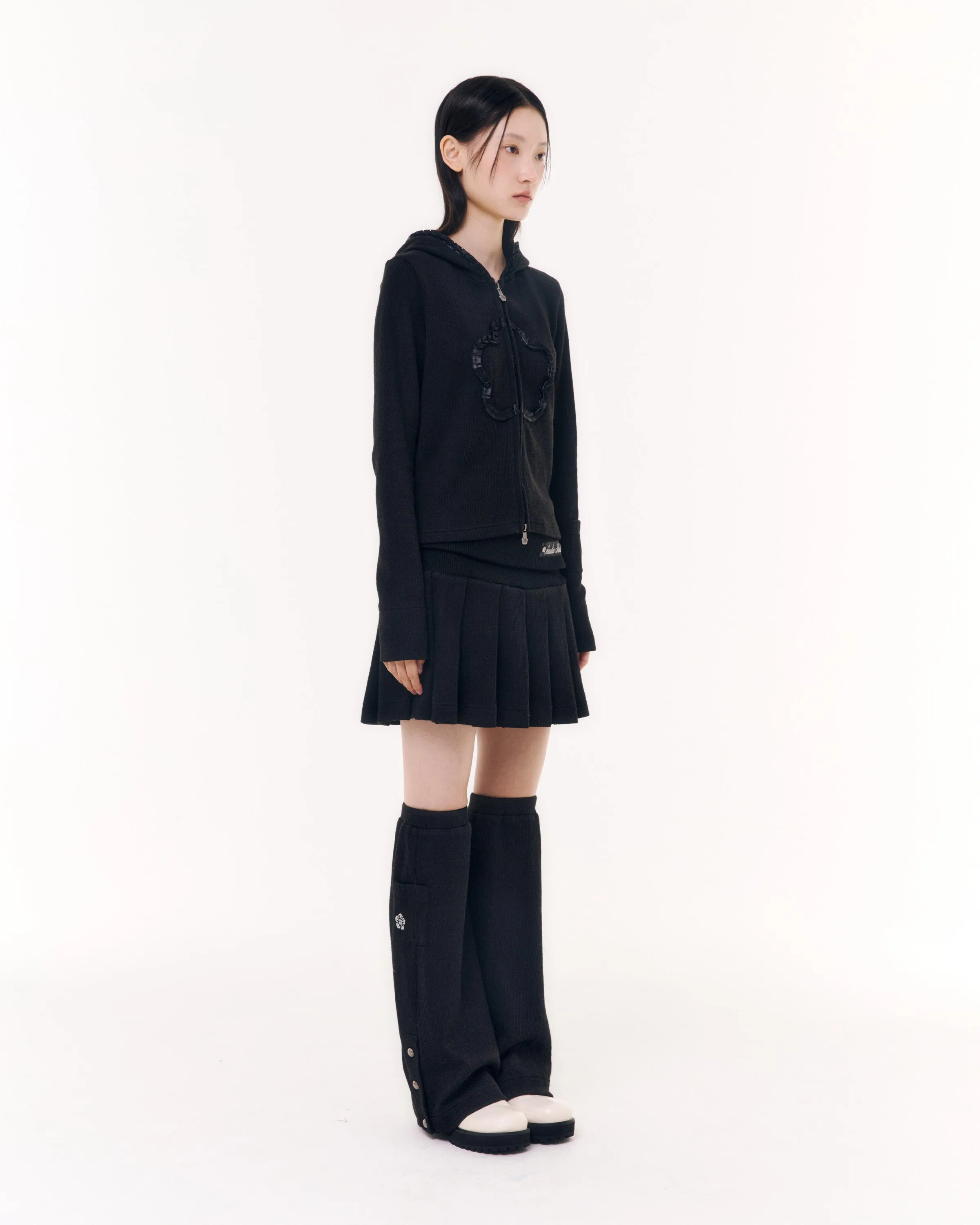 SOOT KNIT FOLD OVER SKIRT   LEGWARMER