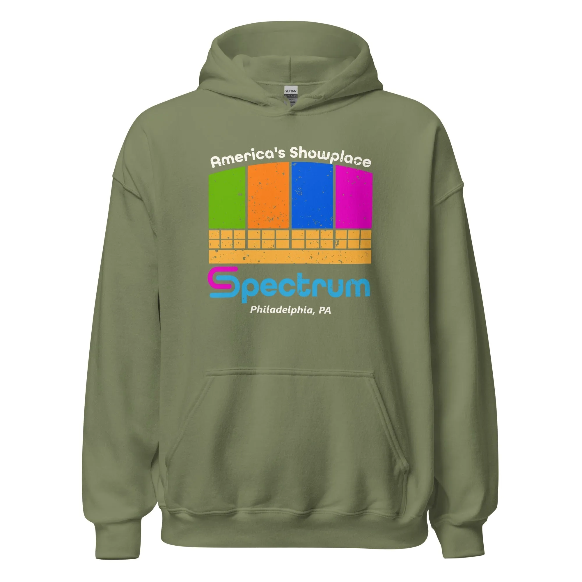 Spectrum Arena Hoodie - Philadelphia, PA | Retro 70s Sports & Music Venue Sweatshirt