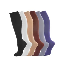 Sports Compression Socks Knee High 7 Pack