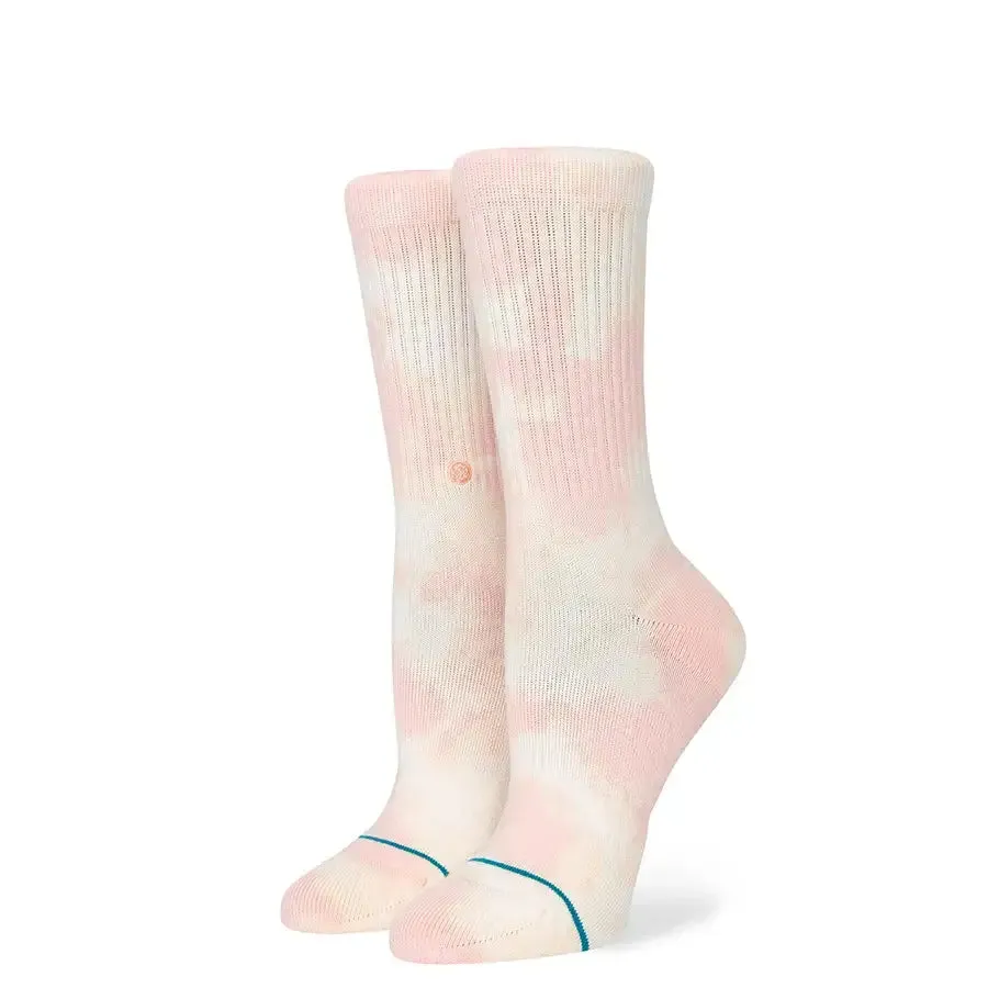 Stance Women's Relevant Crew Sock Pink