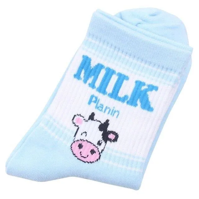 Strawberry Milk Socks