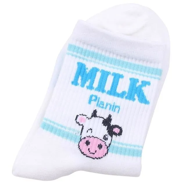 Strawberry Milk Socks