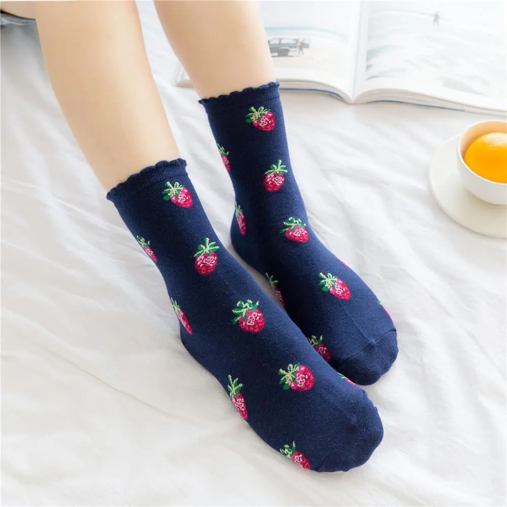 Strawberry Milk Socks