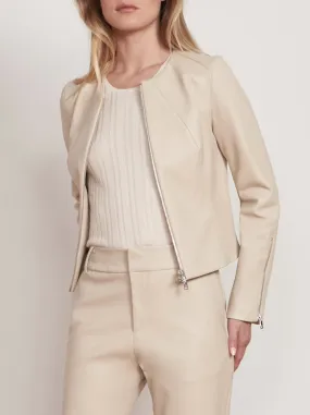 Susan Bender CONTOURED CARDIGAN - LATTE