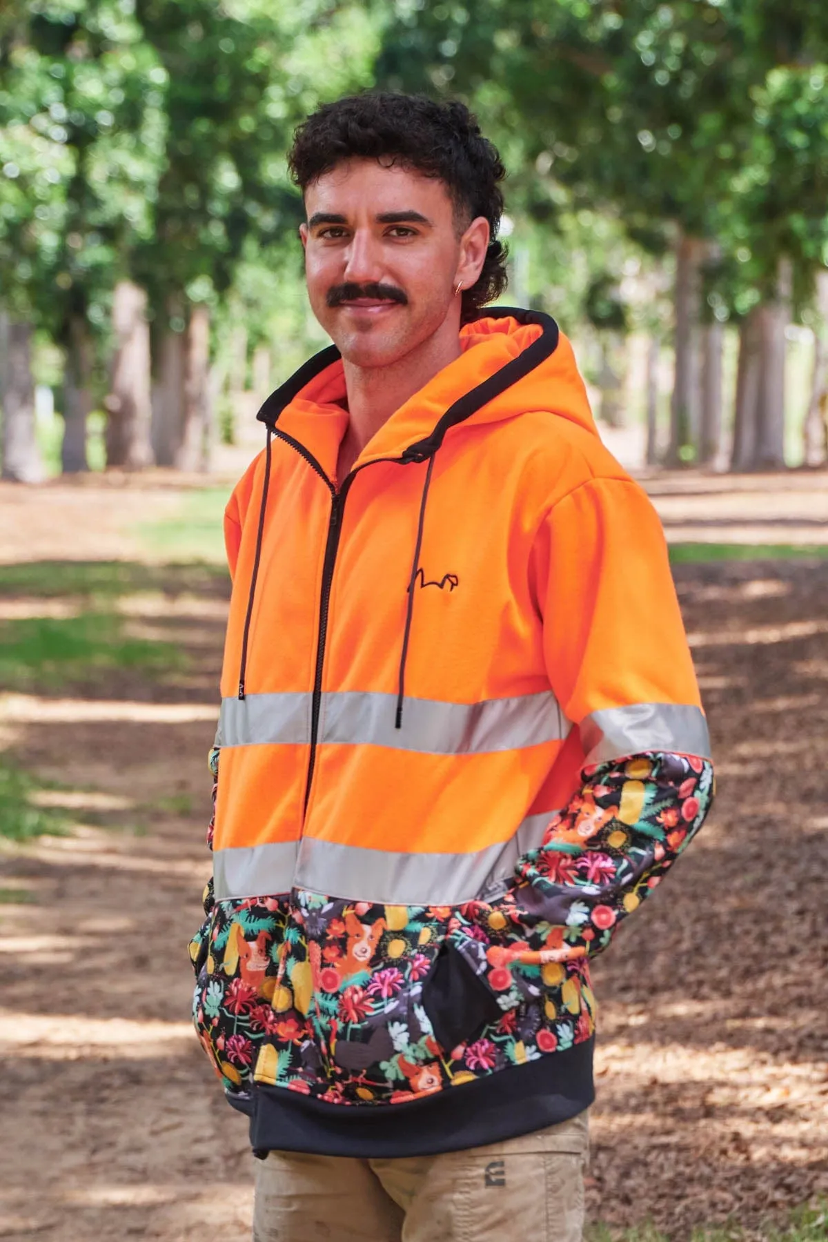 Swoopy Bois Orange Hi Vis Hoodie