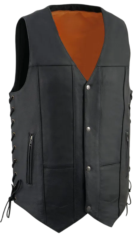 The "Top Biller" 10 Pocket Leather Vest