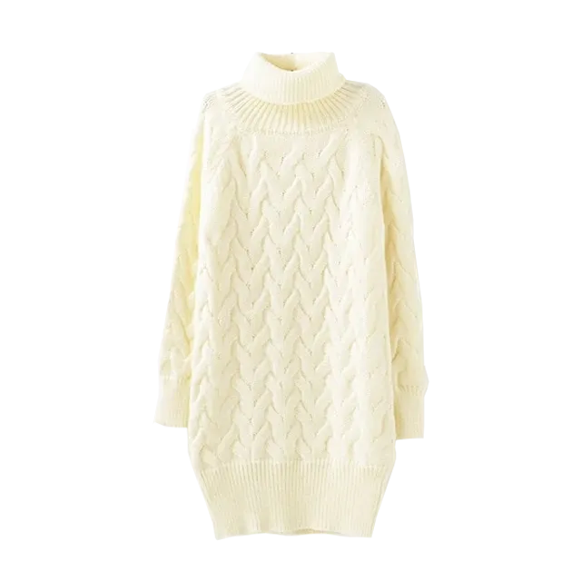 Turtleneck Knitted Pullover