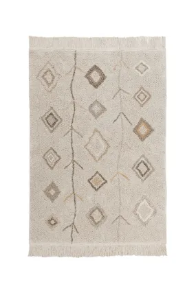 WASHABLE AREA RUG KAAROL EARTH