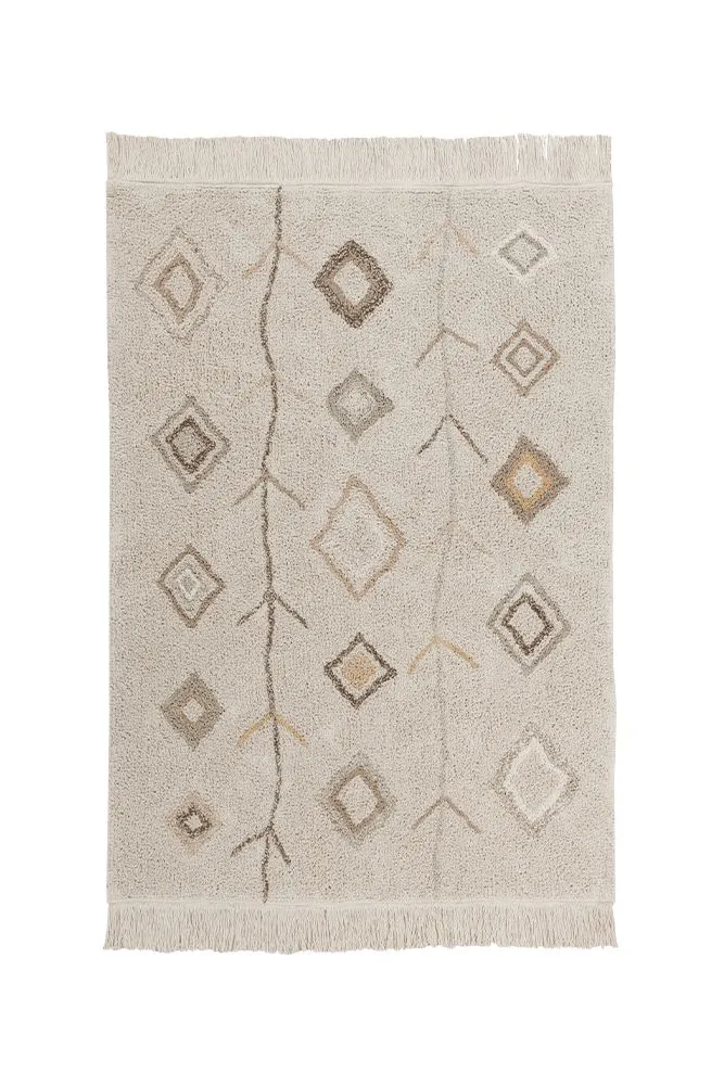 WASHABLE AREA RUG KAAROL EARTH