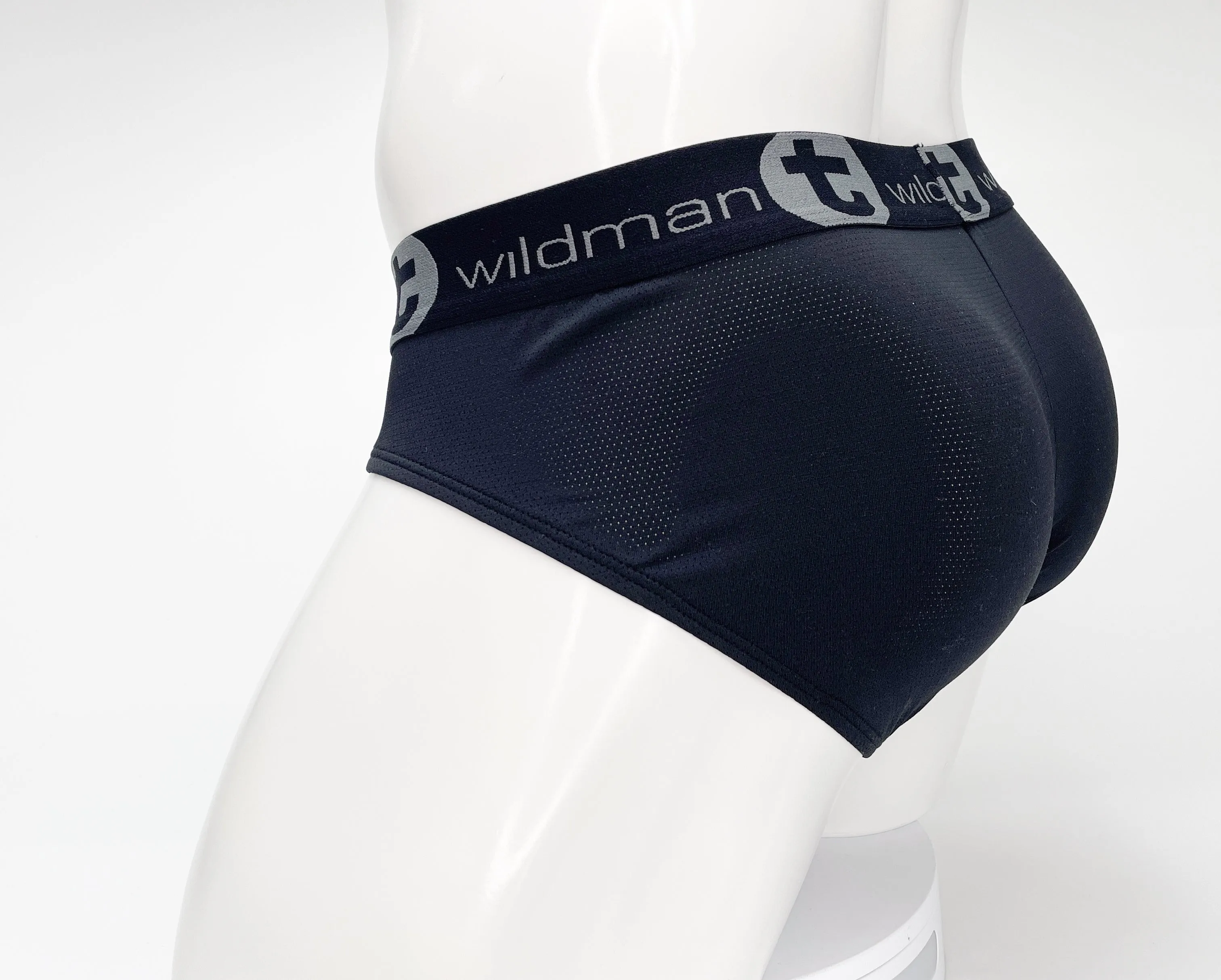 WildmanT Mesh Monster Cock Brief Black