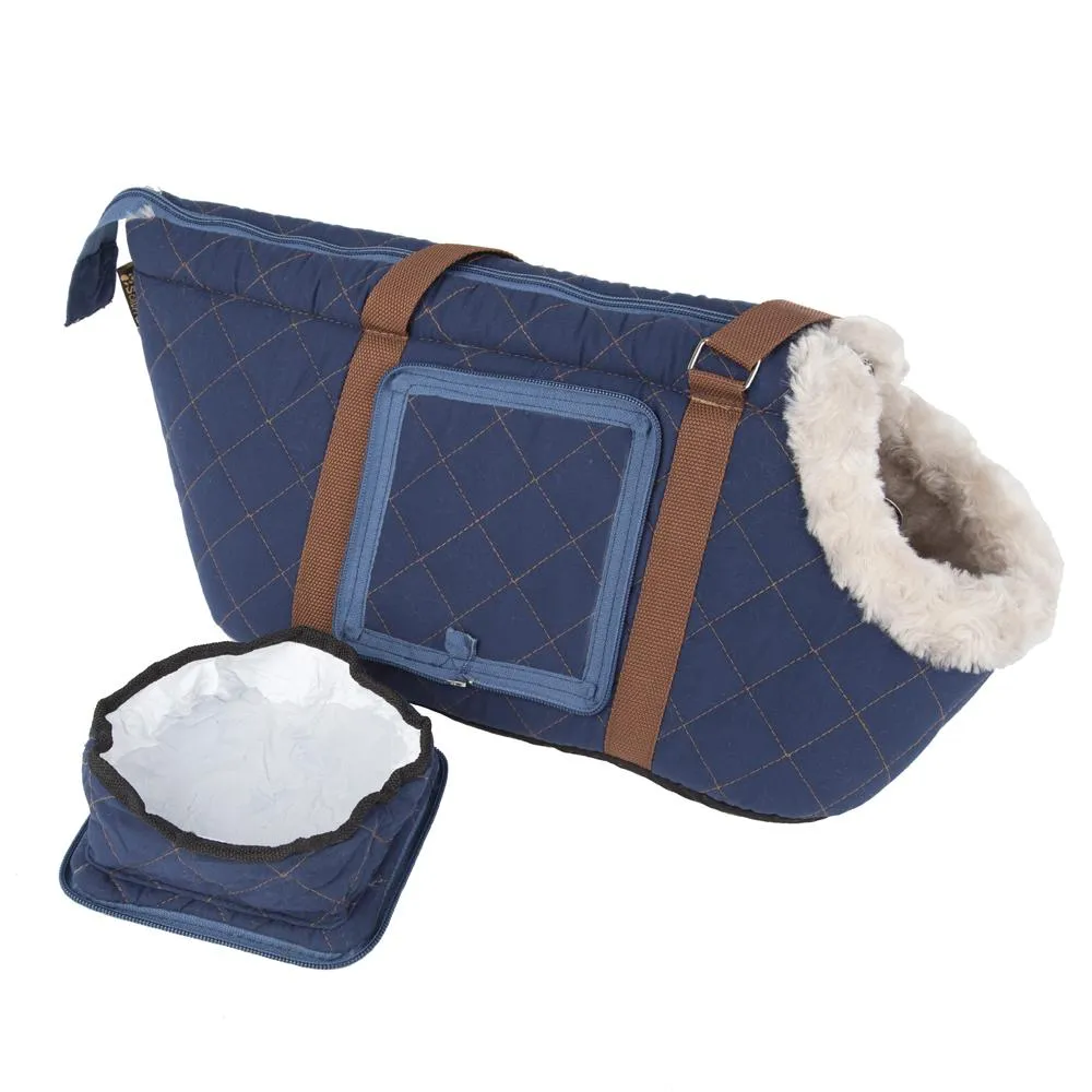 Wilton Pet/Dog Carrier - Blue