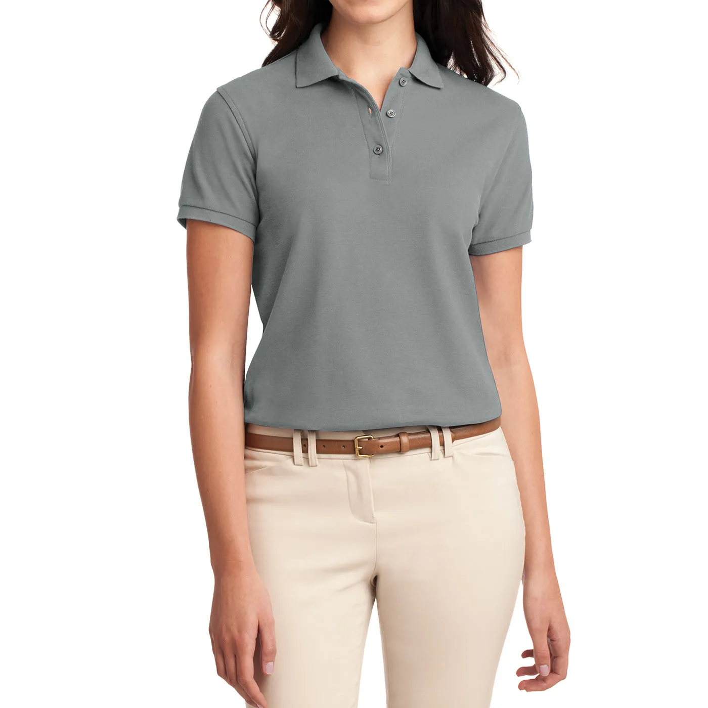 Womens Silk Touch Classic Polo Shirt