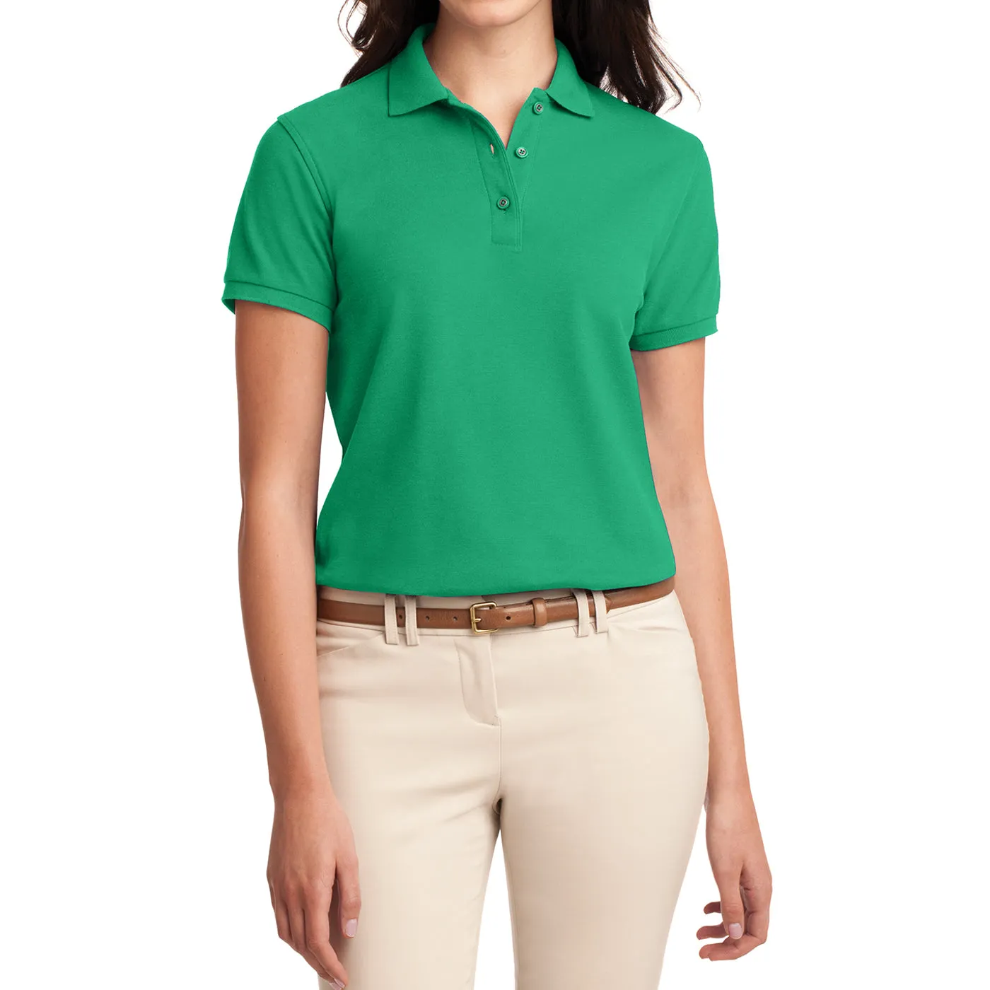 Womens Silk Touch Classic Polo Shirt