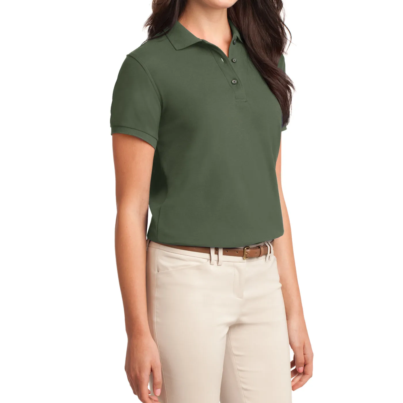 Womens Silk Touch Classic Polo Shirt