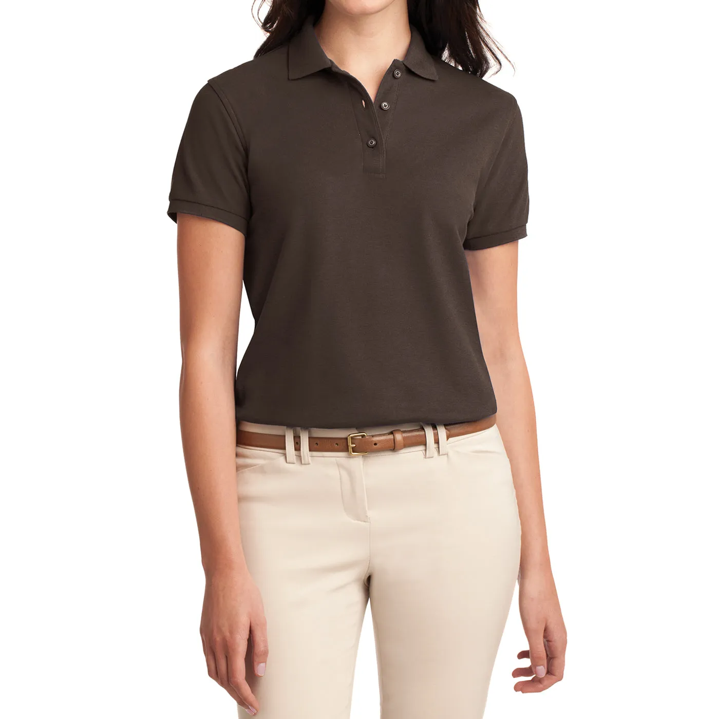 Womens Silk Touch Classic Polo Shirt