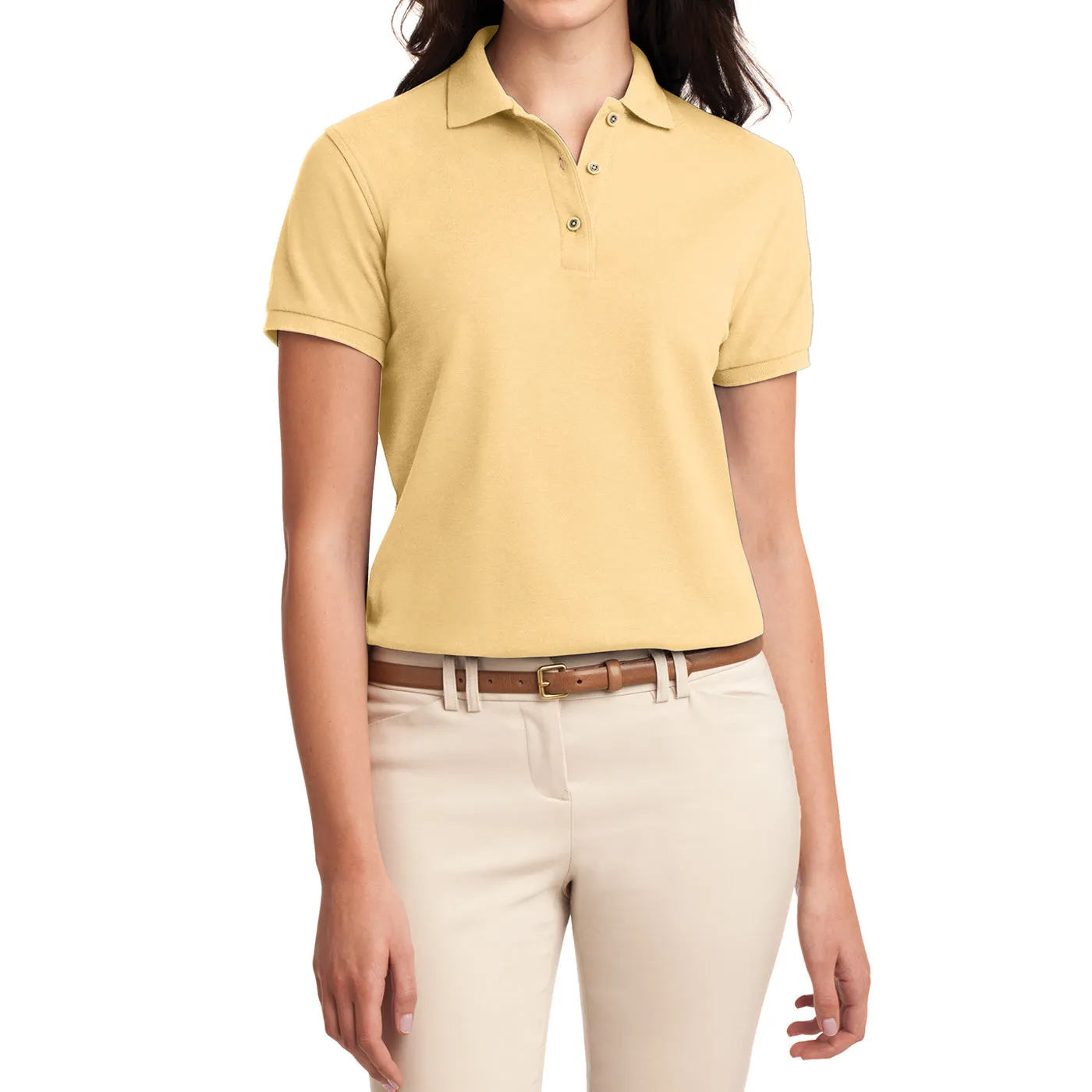 Womens Silk Touch Classic Polo Shirt