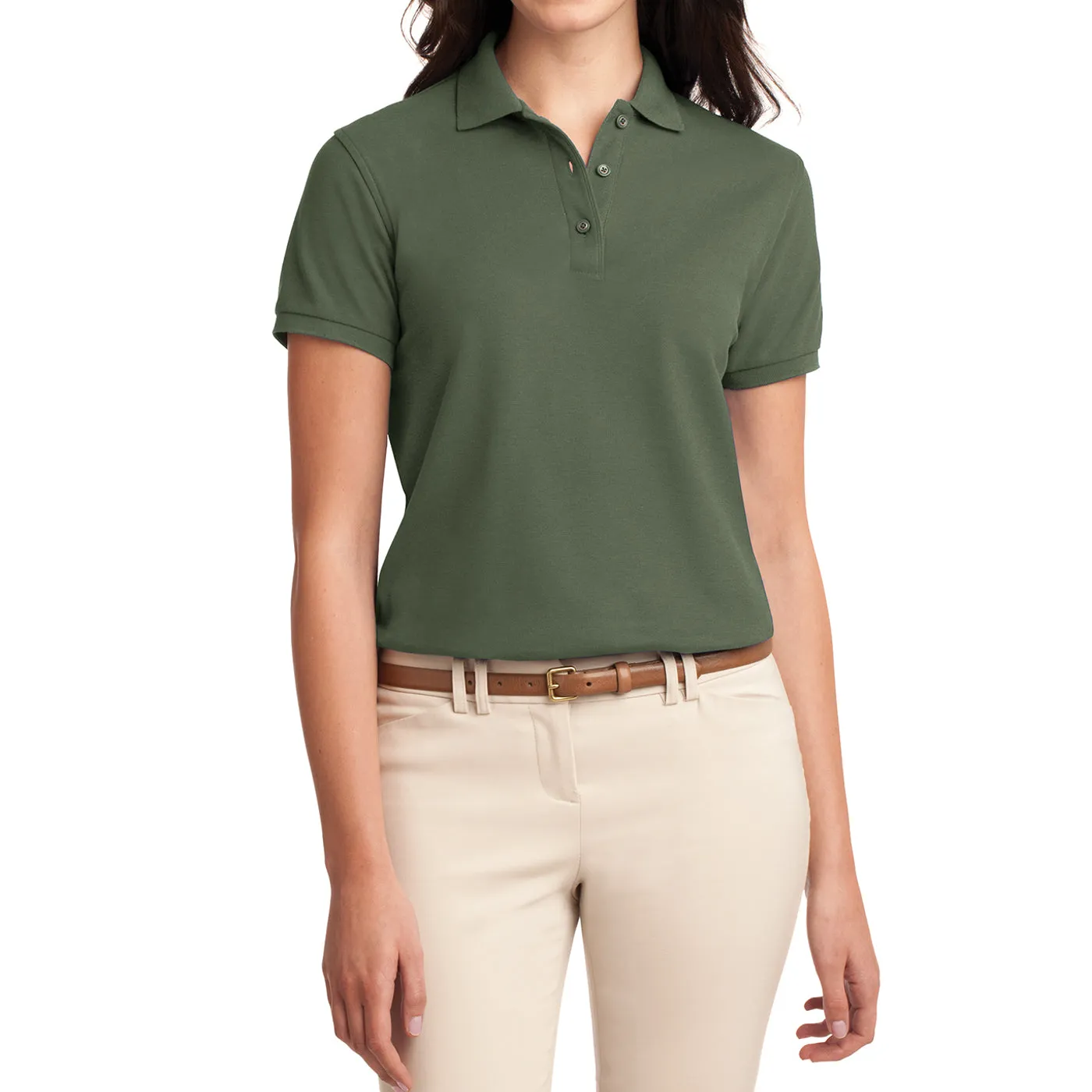 Womens Silk Touch Classic Polo Shirt