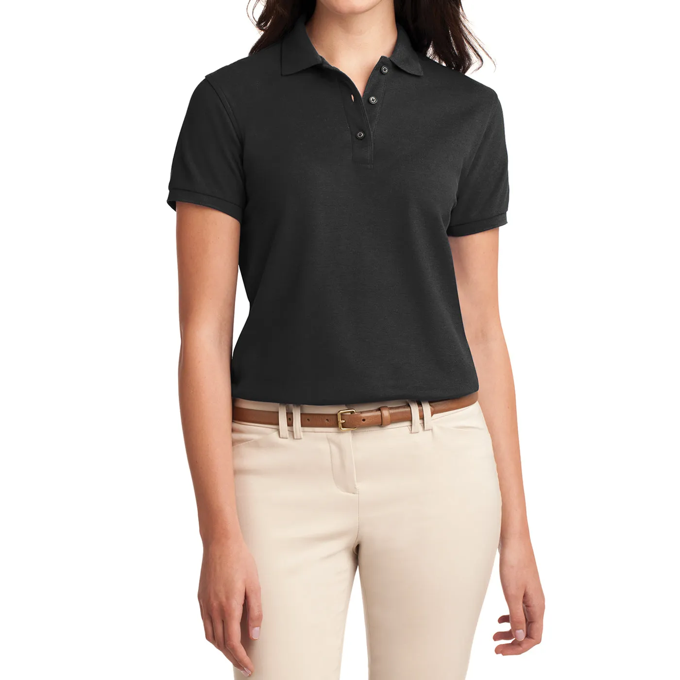 Womens Silk Touch Classic Polo Shirt