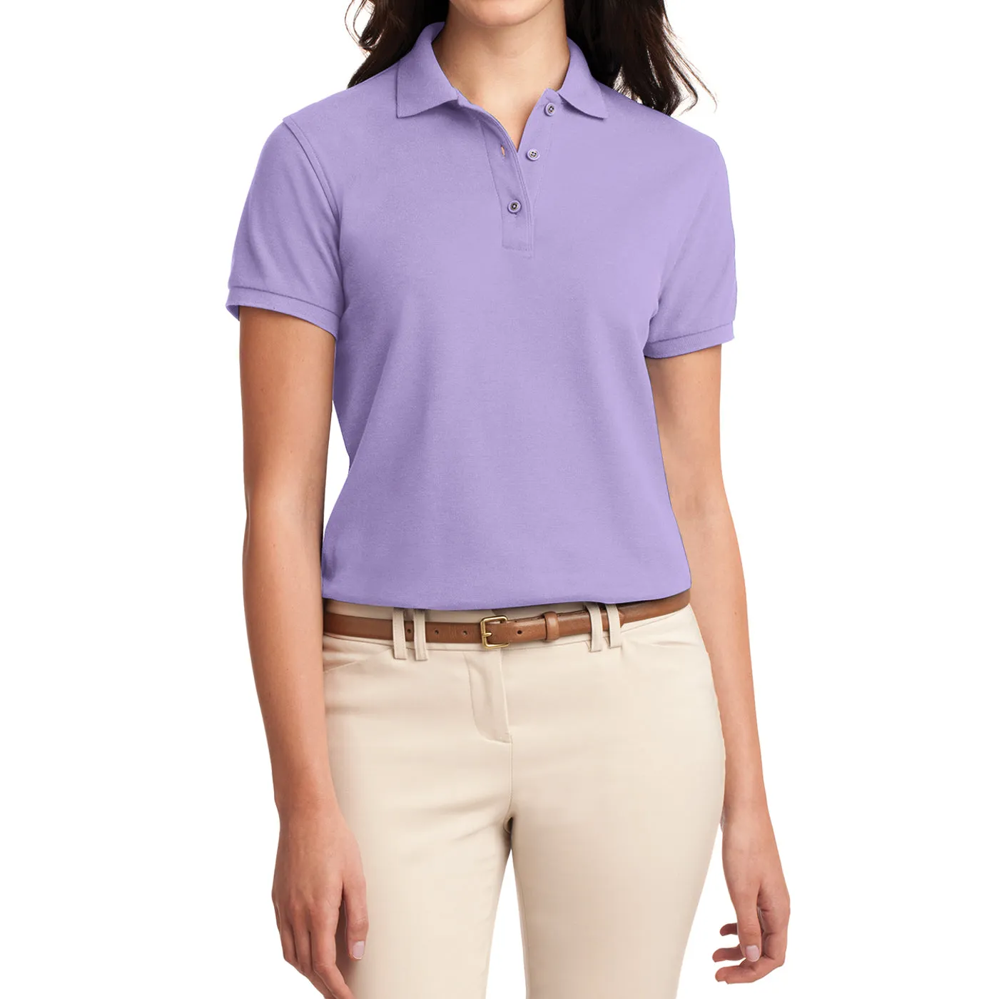 Womens Silk Touch Classic Polo Shirt