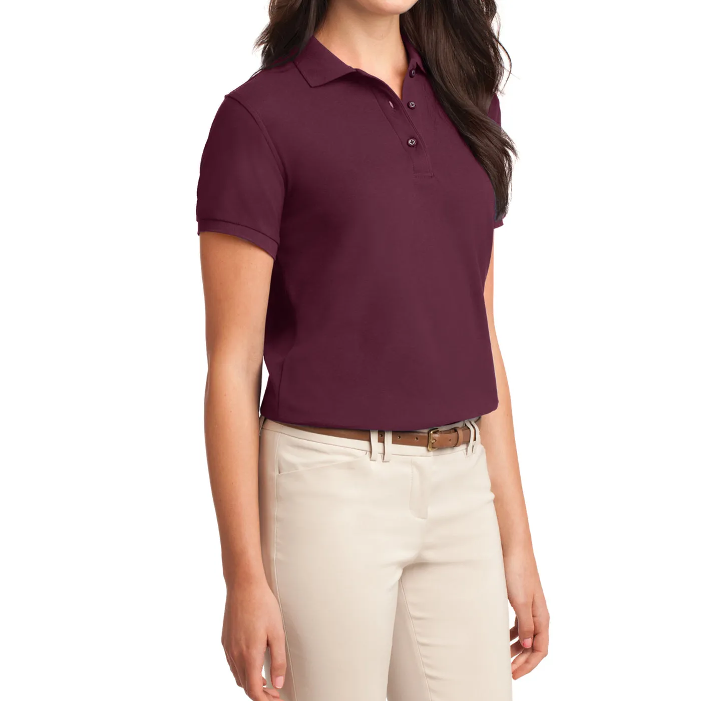 Womens Silk Touch Classic Polo Shirt