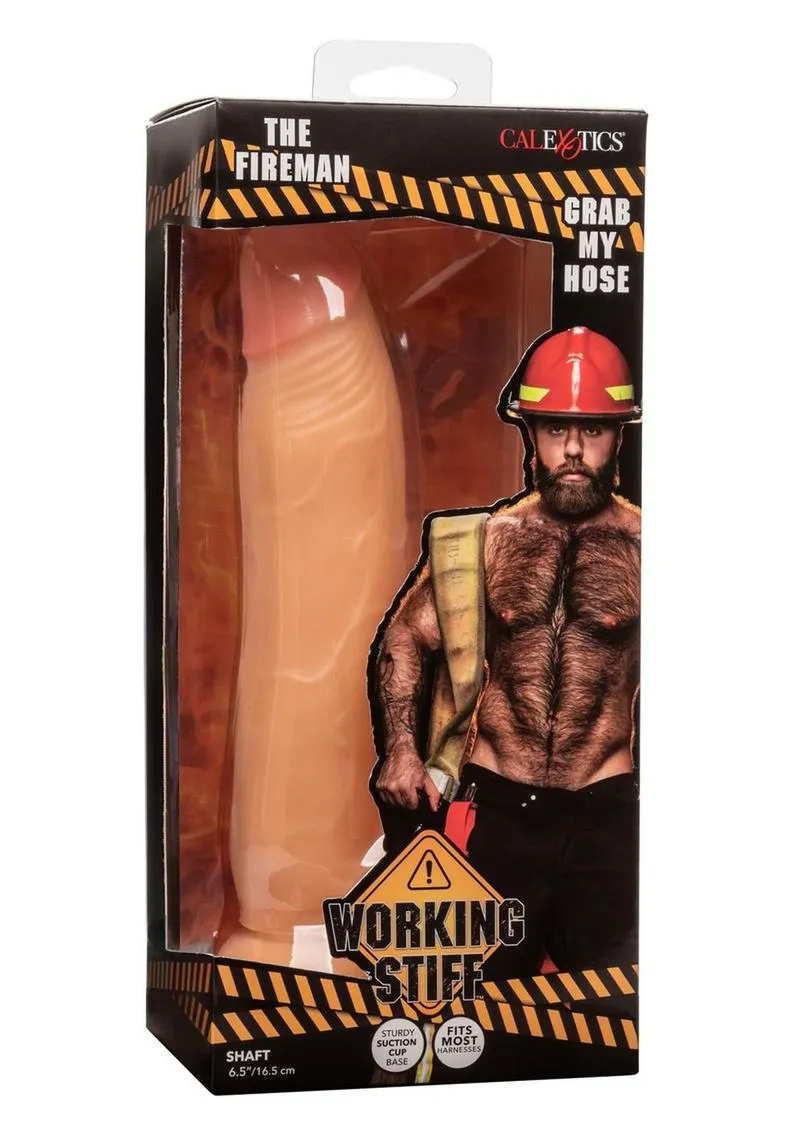 Working Stiff The Fireman Realistic Posable Dildo with Suction Cup