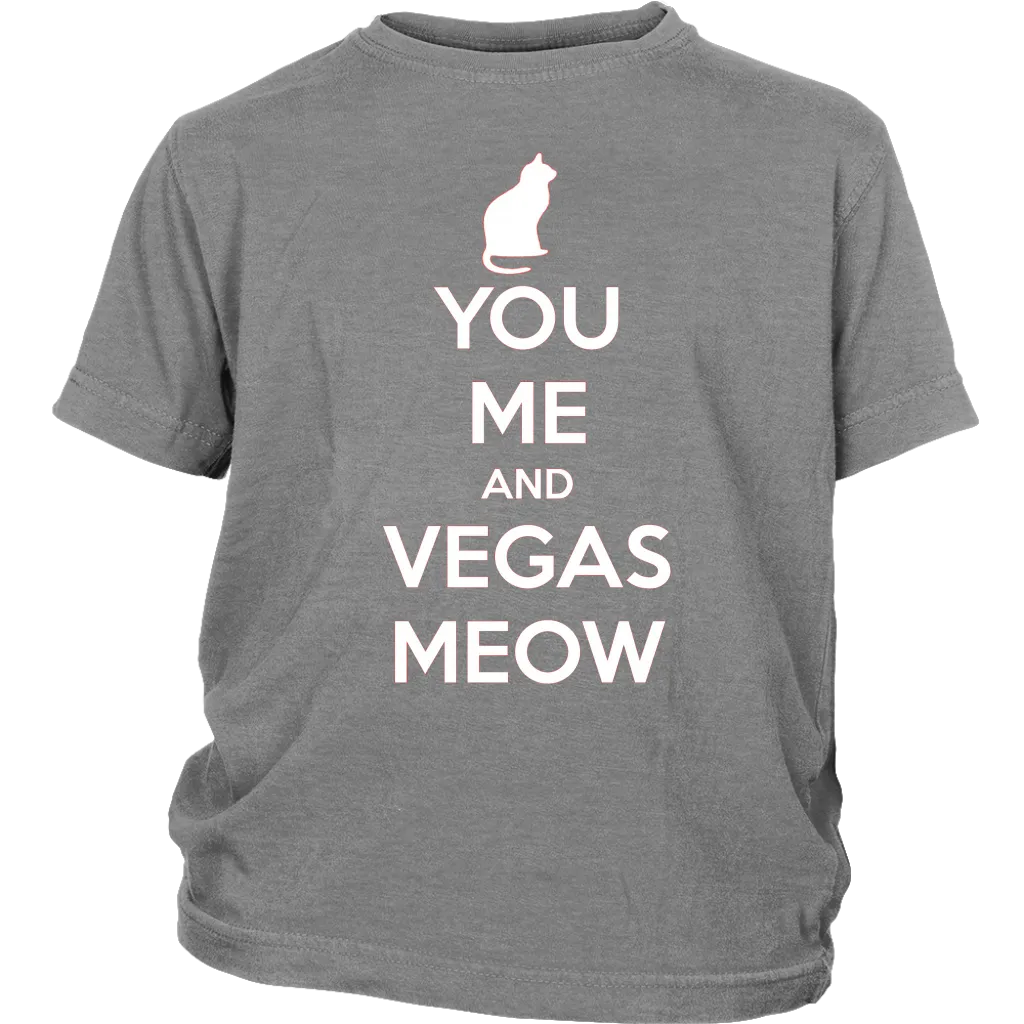 You, Me and Vegas Meow T-shirt Gift for Cat Lovers Pet Owner