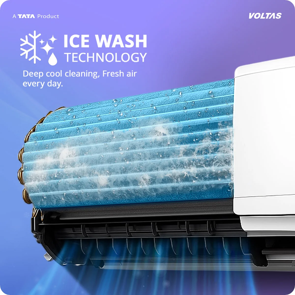 Voltas Split Air Conditioner, 1.5 Ton, 3 Star - 183INV Vertis Zen Gold - Image 11