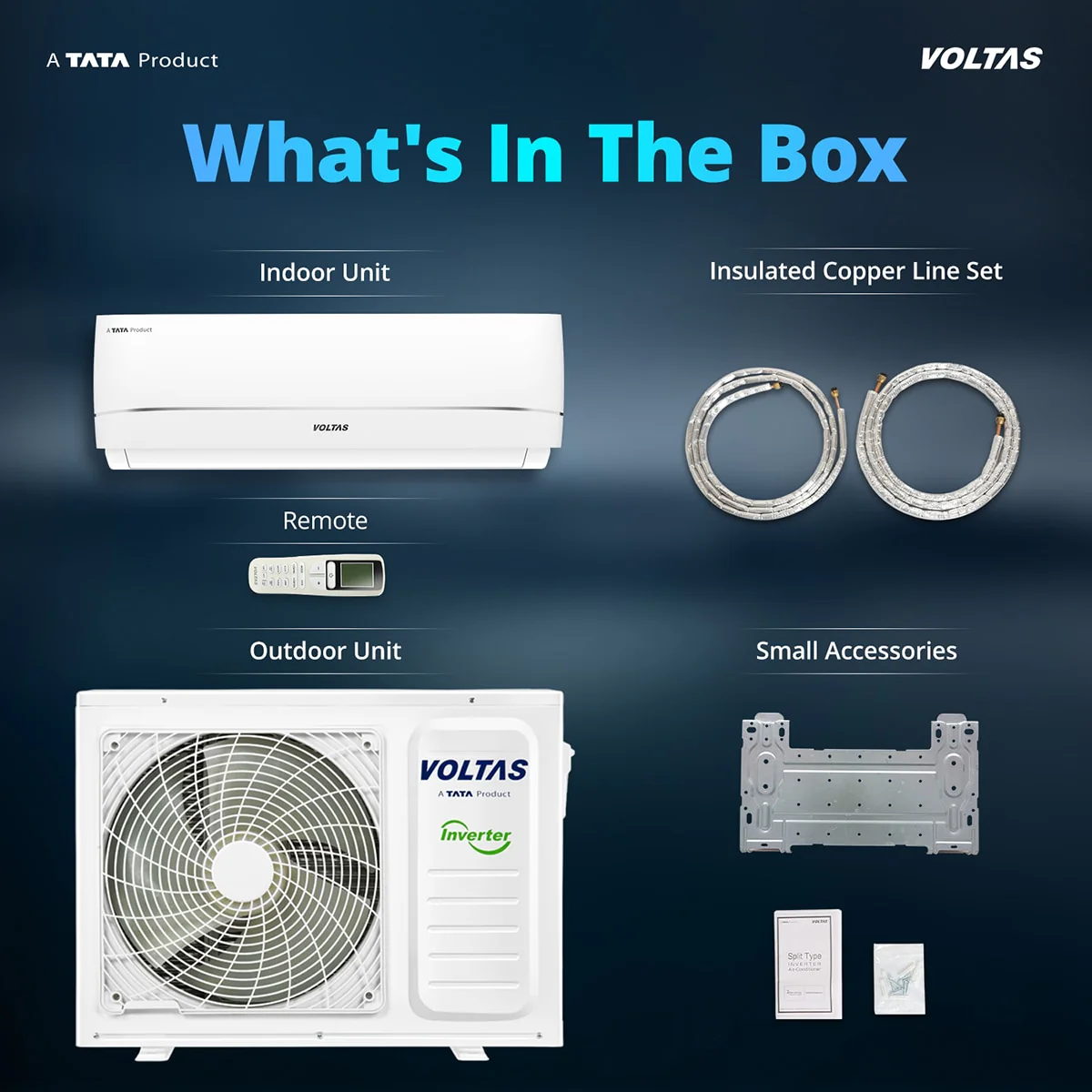 Voltas Split Air Conditioner, 1.5 Ton, 3 Star - 183INVHC Vectra Zenith - Image 16