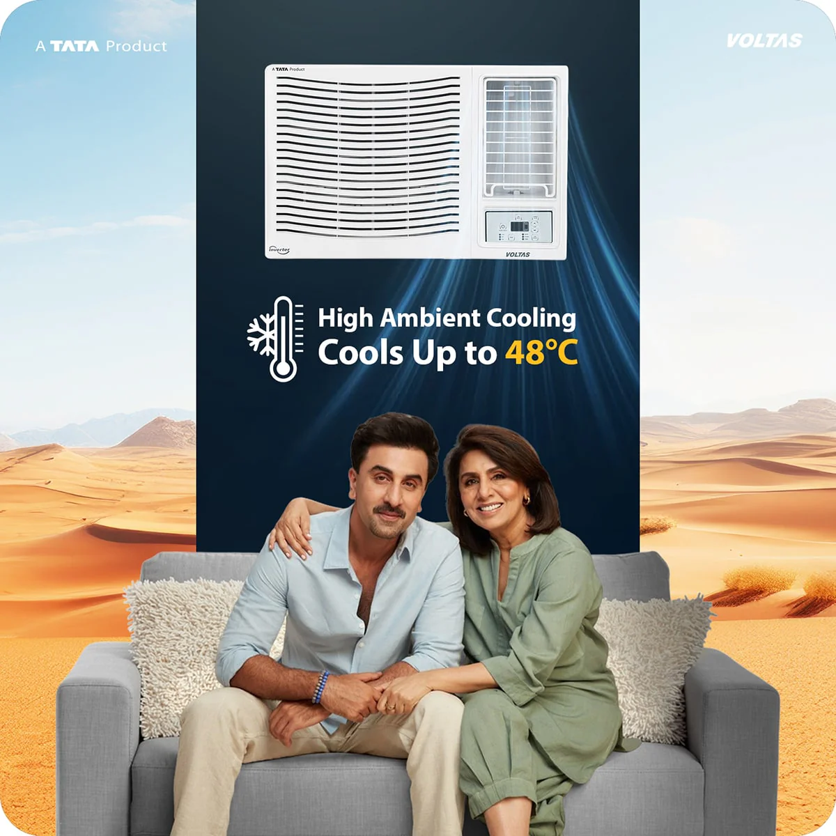 Voltas Window Air Conditioner, 1.5 Ton, 2 Star - 182FS Prism - Image 7